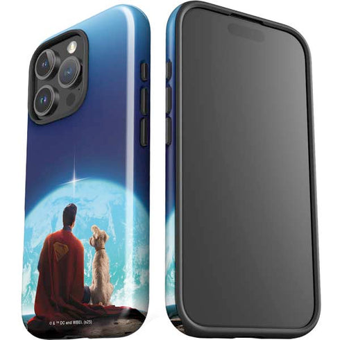 Superman 2025 Superman & Krypto watch the Earth iPhone 16 Pro Max Impact Case